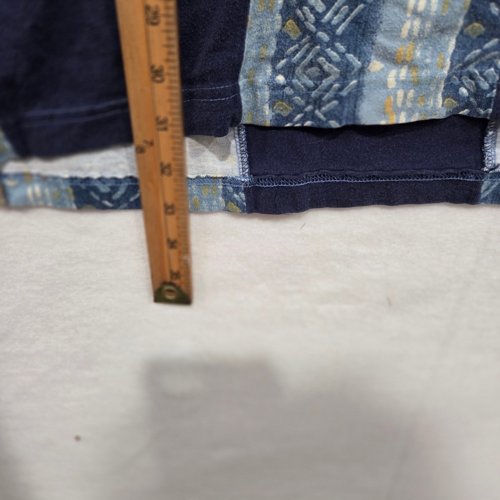 Vintage 90s Y2K Chaps Ralph Lauren Blue Striped Polo Shirt XL Tall  Grandpacore - Picture 6 of 6